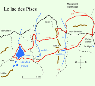 Le lac des Pises[Brau et Salagosse]